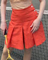1930s Pleated Shorts - Limited Edition Rust