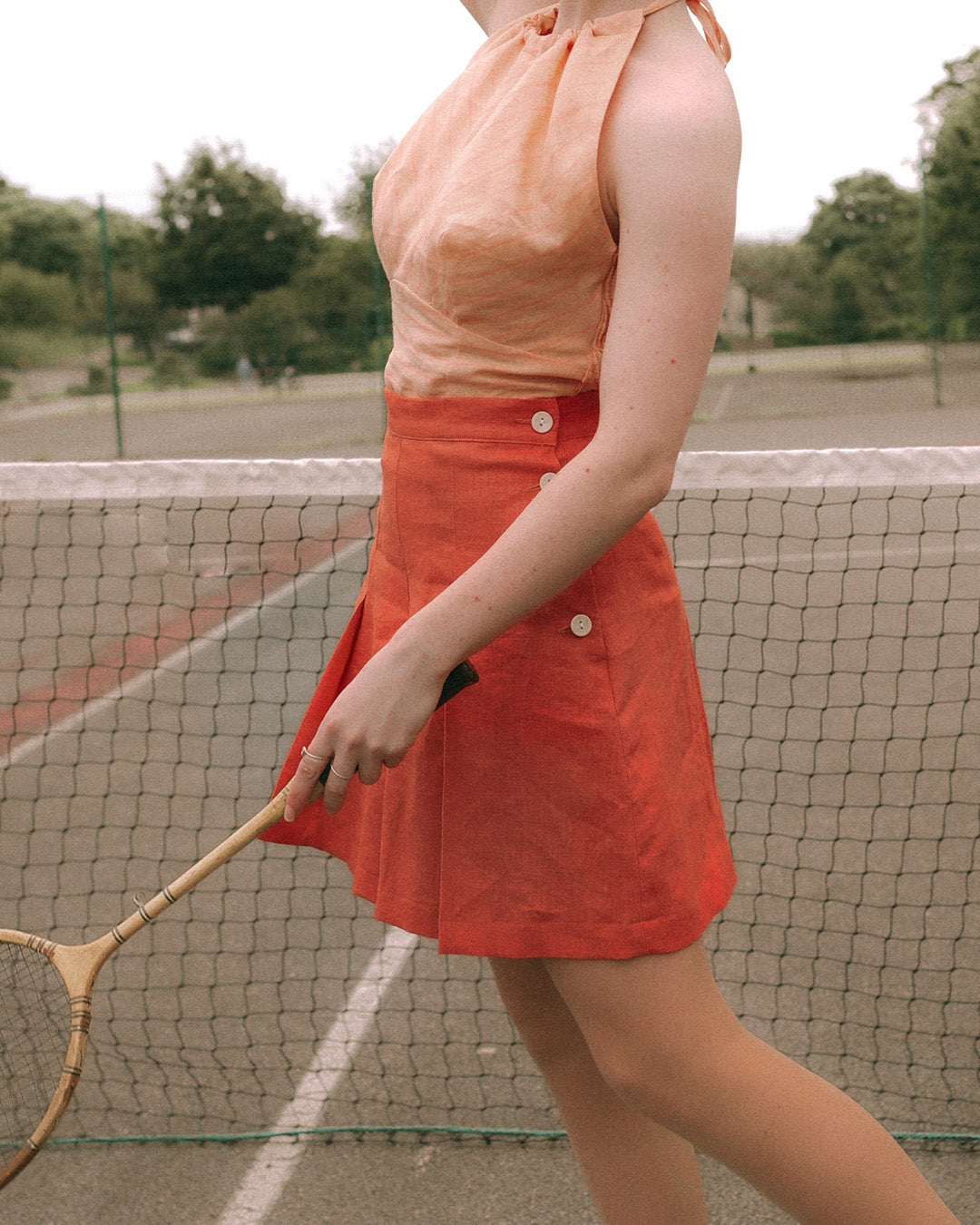 1930s Pleated Shorts - Limited Edition Rust