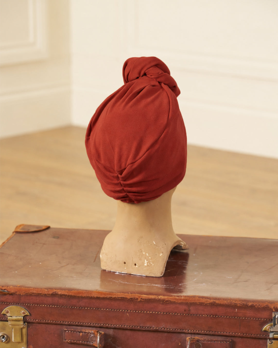 1940s Turban - Rust