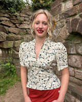 1940s Serenade Blouse - Magnolia Kiss