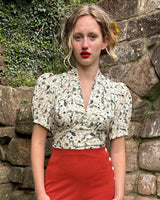 1940s Serenade Blouse - Magnolia Kiss