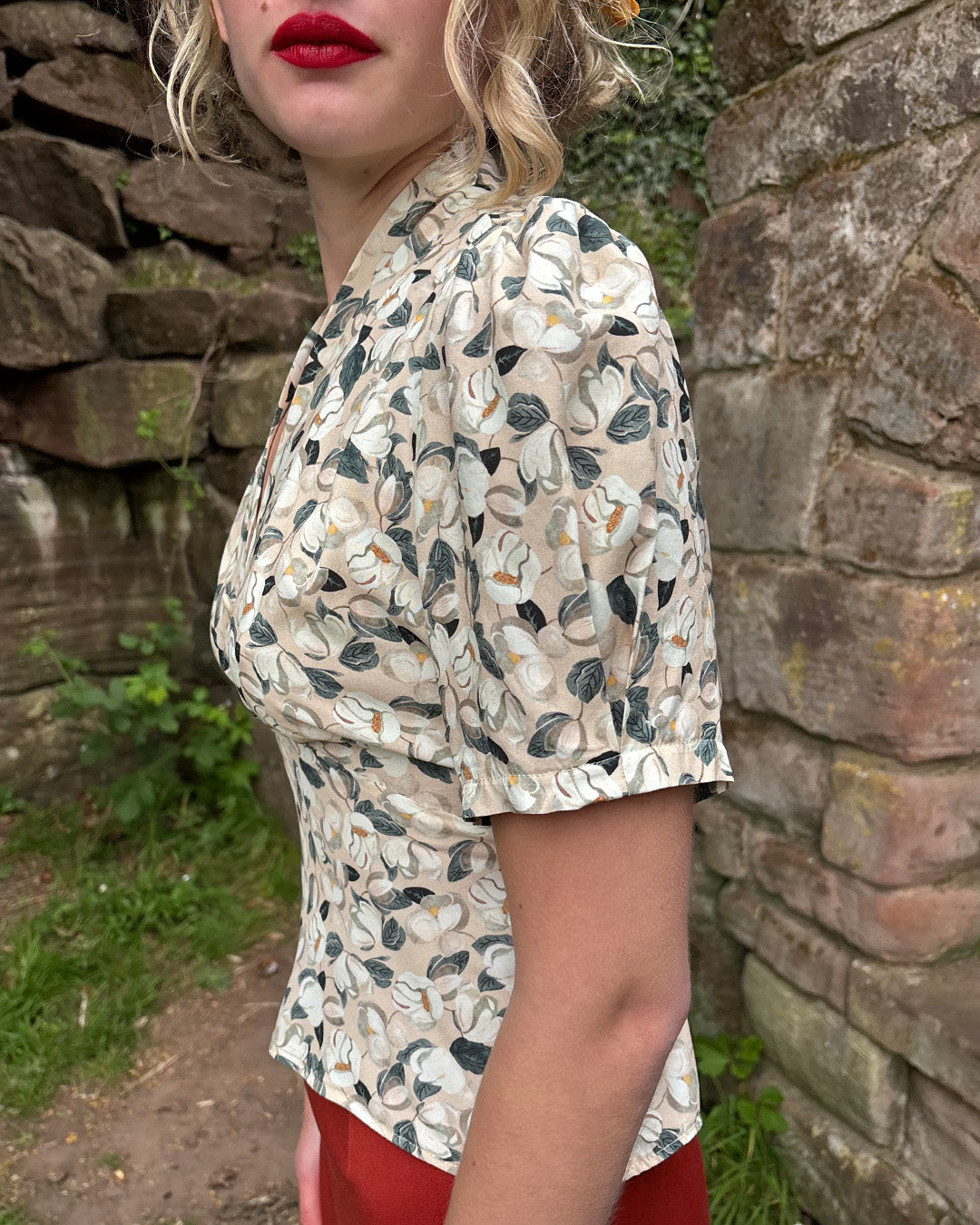 1940s Serenade Blouse - Magnolia Kiss