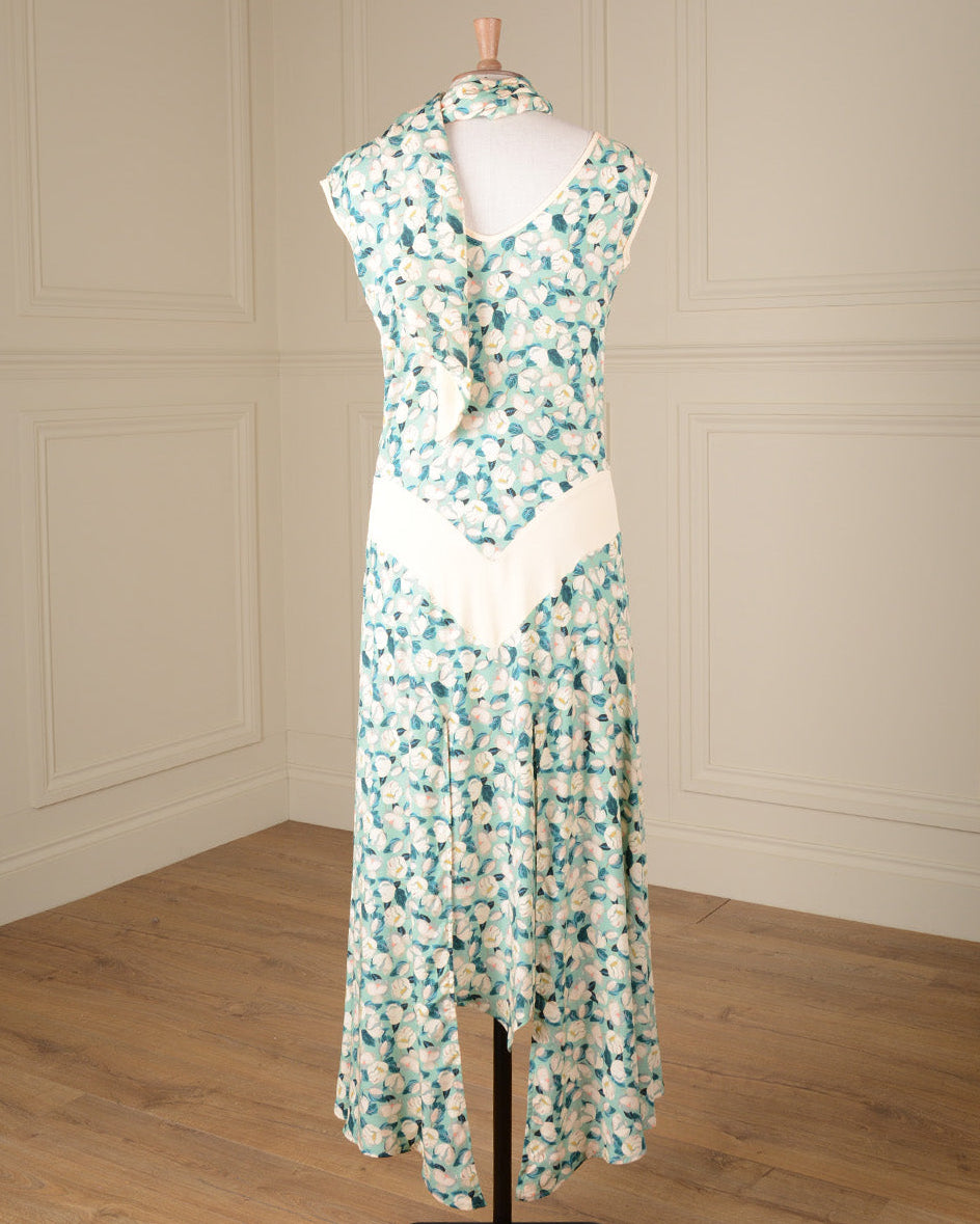 1920s Sheba Evening Gown & Sash - Special Commission