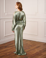 1930s Siren Evening Gown - Sage Green