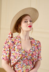 Vintage Tilt Hat - Spring Parade