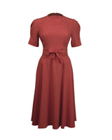 1940s Stanwyck Dress - Rosewood