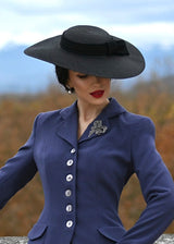 Vintage Tilt Hat - Black