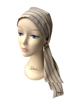 Stripe Head Scarf