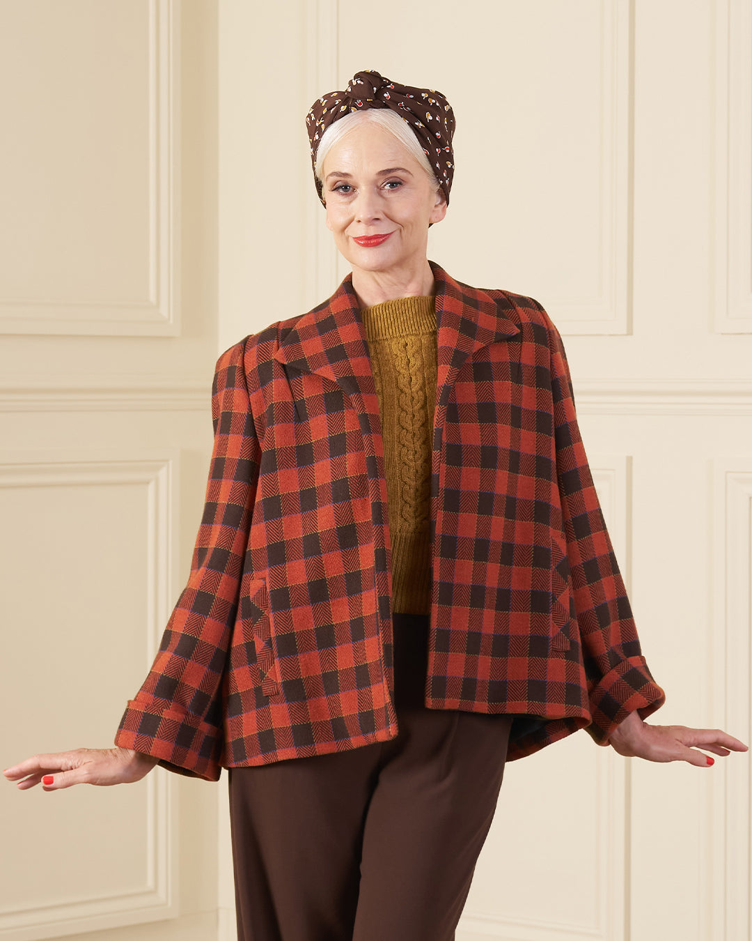 1940s/50s Swing Coat - Rowan Check