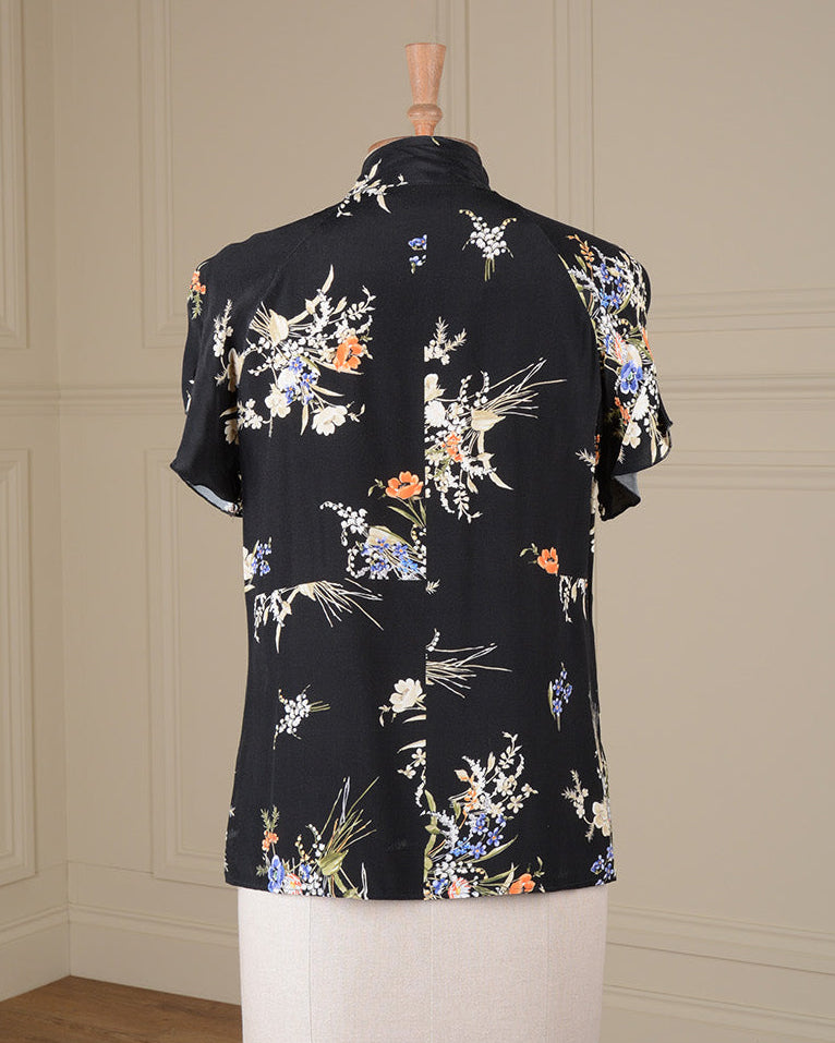1930s Tie Neck Blouse - Sample