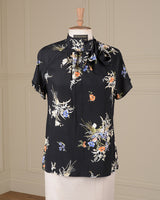 1930s Tie Neck Blouse - Sample
