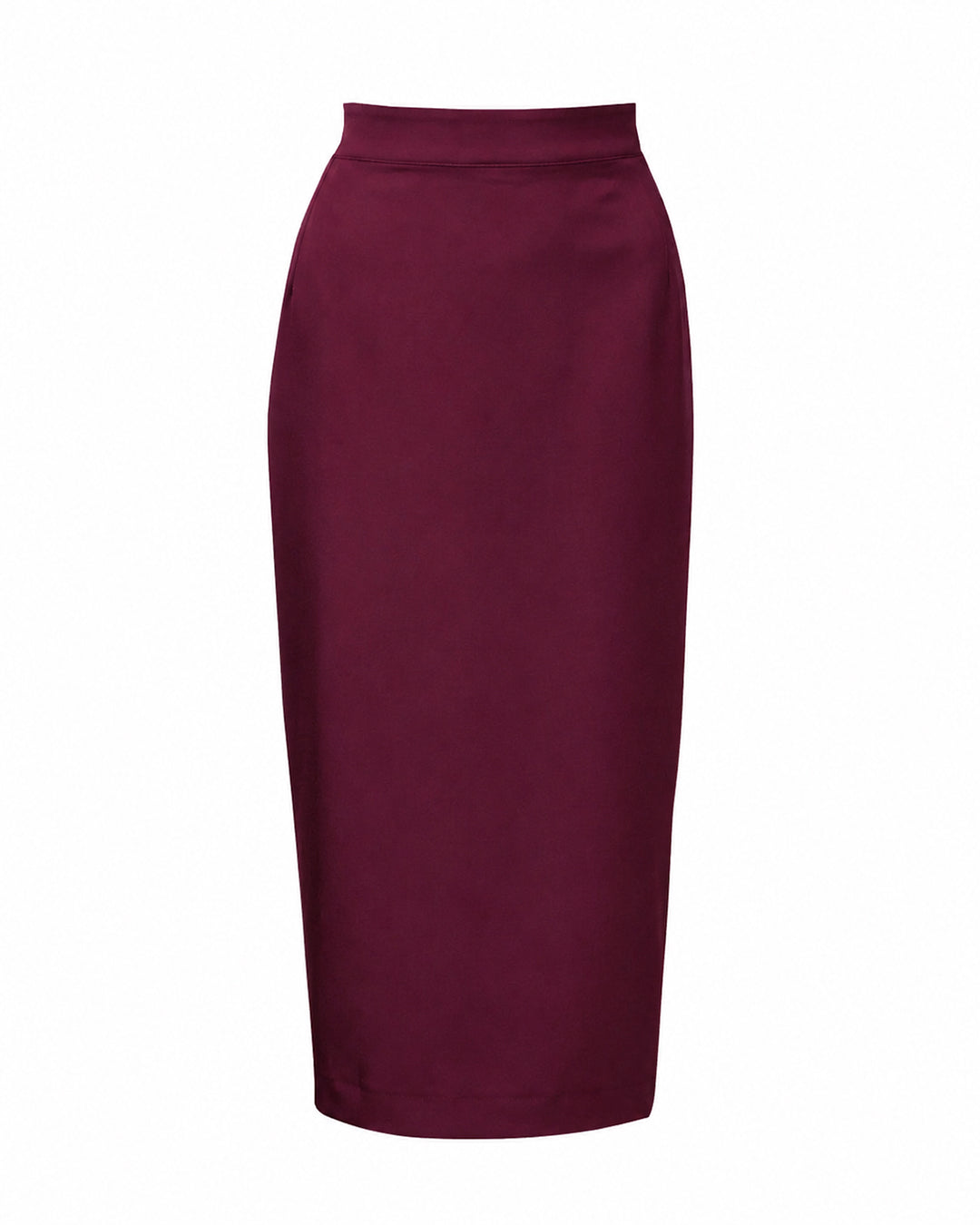 1950s Perfect Pencil Skirt - Wine - product shot