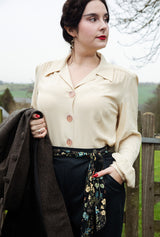 1940s Victory Blouse - Antique