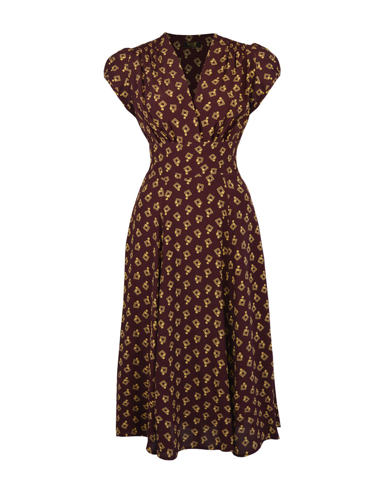 1930s 'Ava' Tea Dress - Diamond Deco