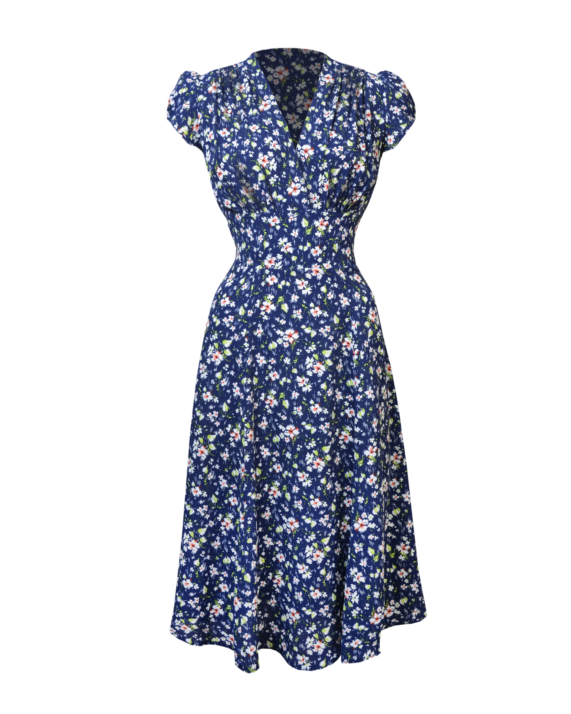 1930s 'Ava' Tea Dress - Nightblossom
