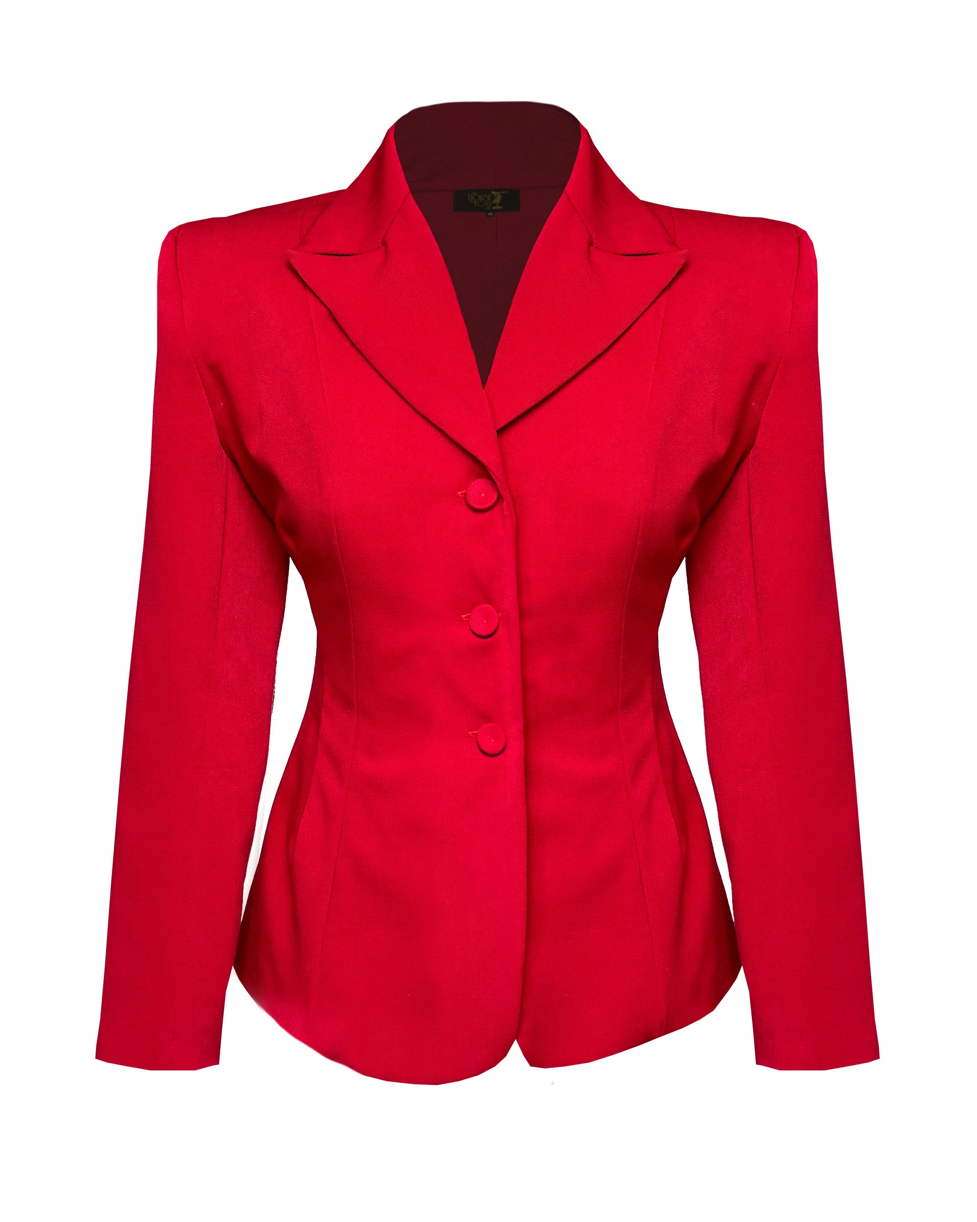 1940s Bacall Blazer in Red