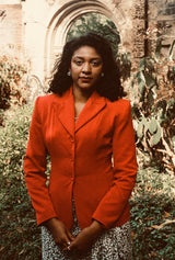 1940s Bacall Blazer in Red