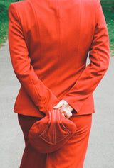 1940s Bacall Blazer in Red