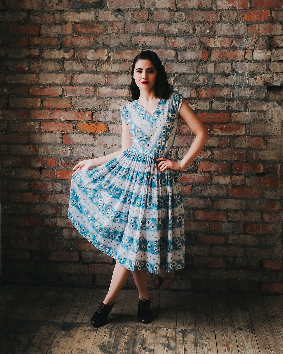 1950s Bella Dress - Meadow