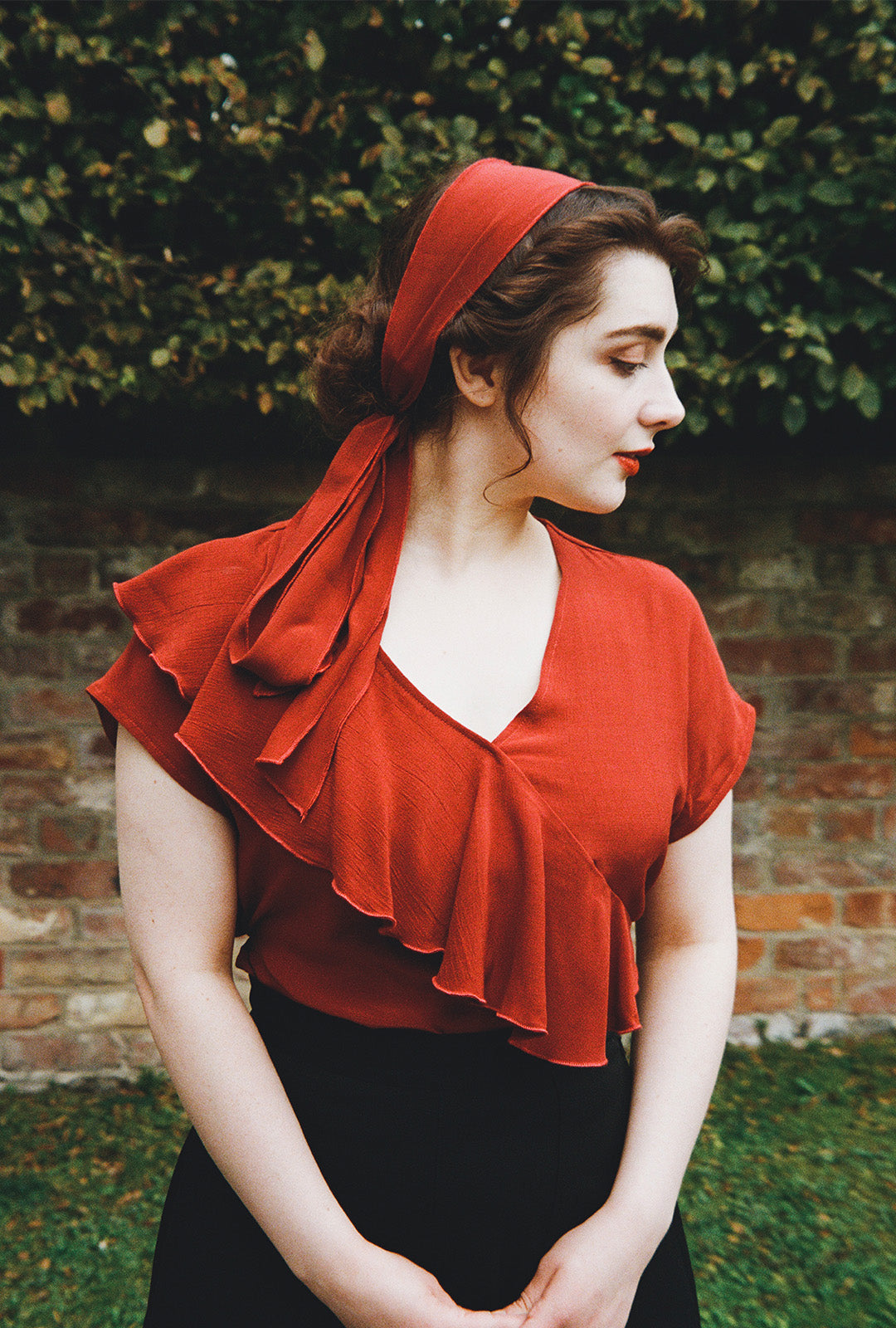 1930s Belle Blouse in Port