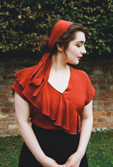 1930s Belle Blouse in Port