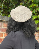 Knitted Beret - Pearl