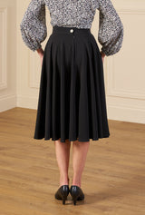 1950s Premium Circle Skirt - Black
