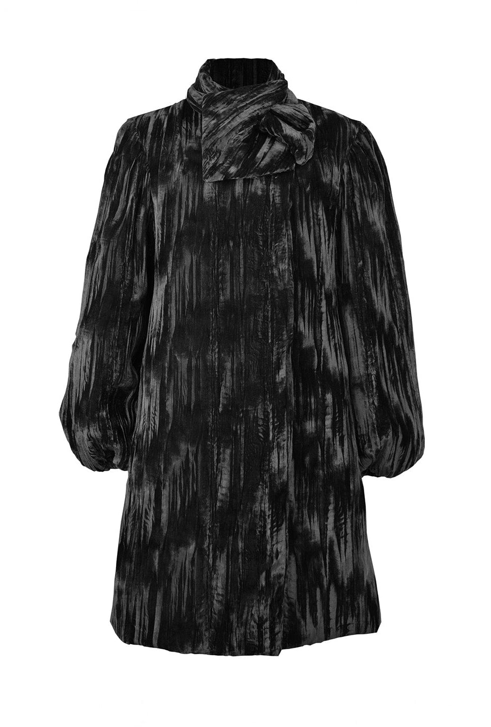 1920s Opera Coat - Black Velvet