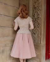 1950s Premium Circle Skirt - Blush