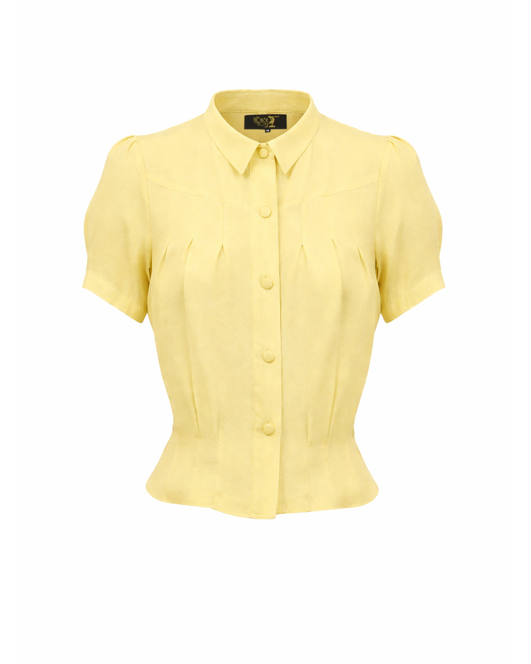 1930s Bonnie Blouse - Lemon - product shot