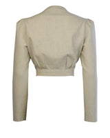 1940s Boulevard Jacket - Ecru