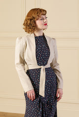1940s Boulevard Jacket - Ecru