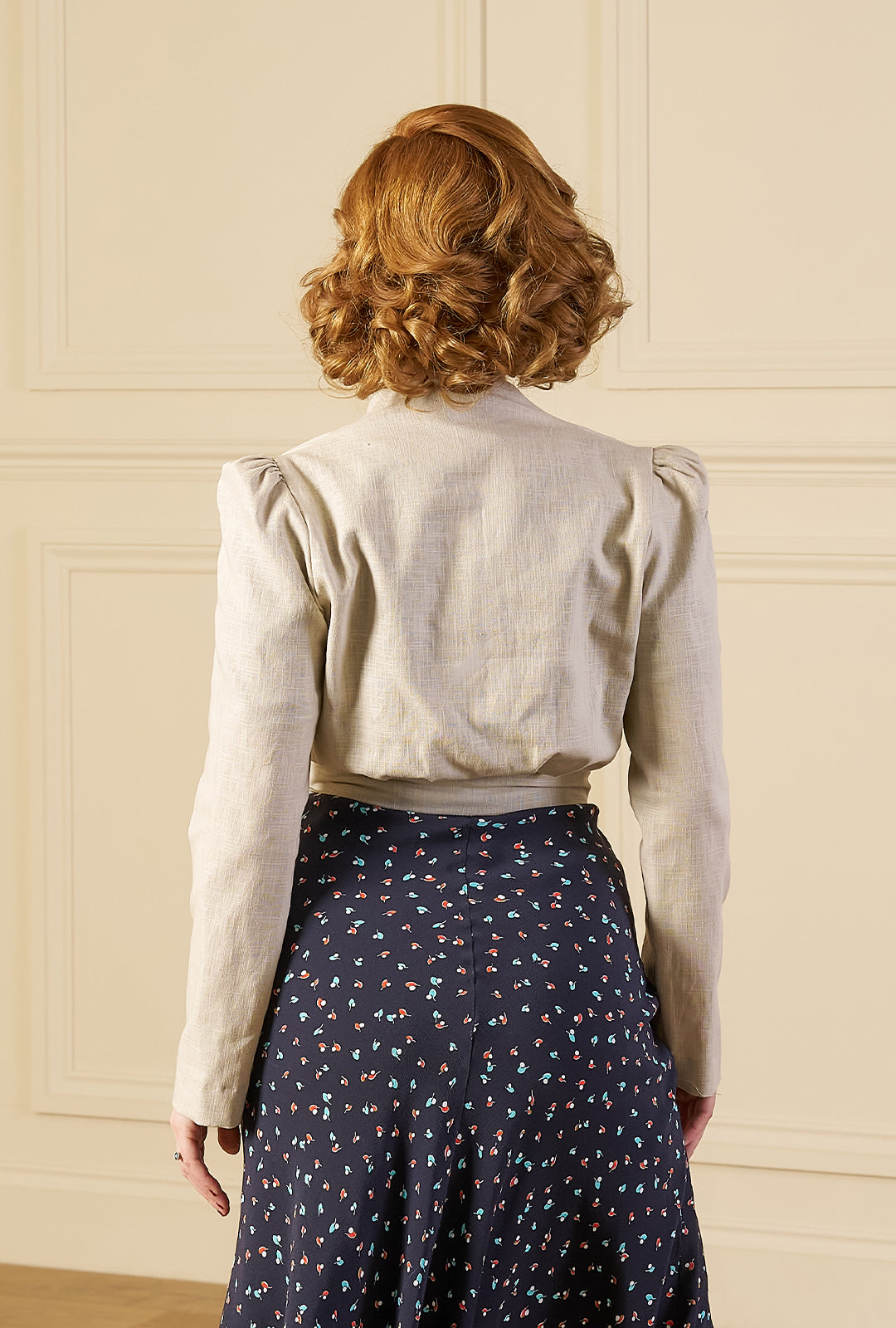 1940s Boulevard Jacket - Ecru