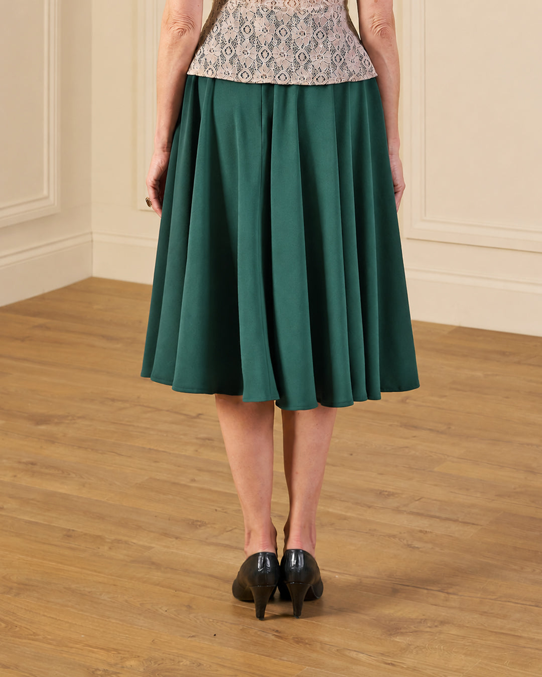 1950s Premium Circle Skirt - Racing Green | The House of Foxy