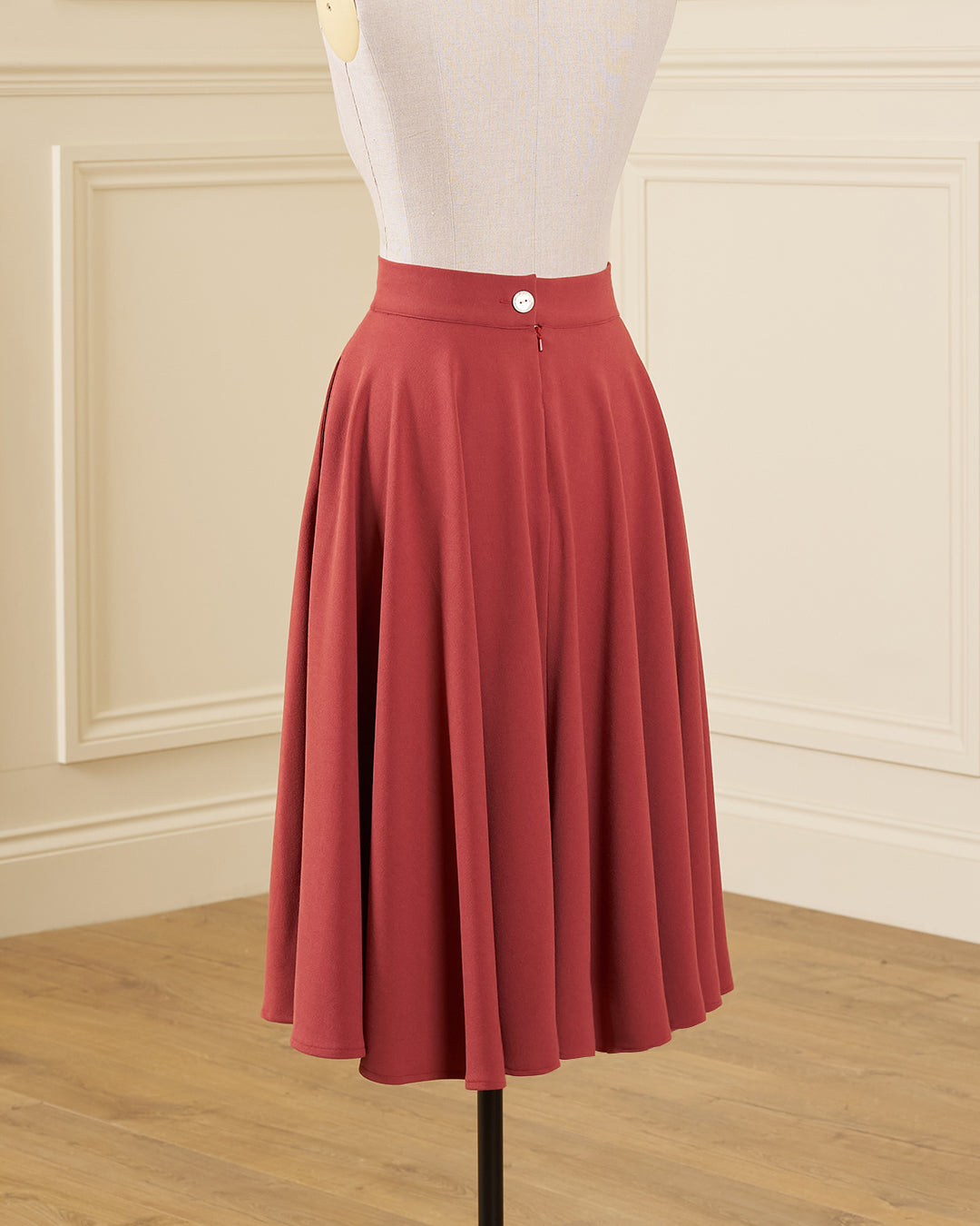 1950s Premium Circle Skirt - Rosewood