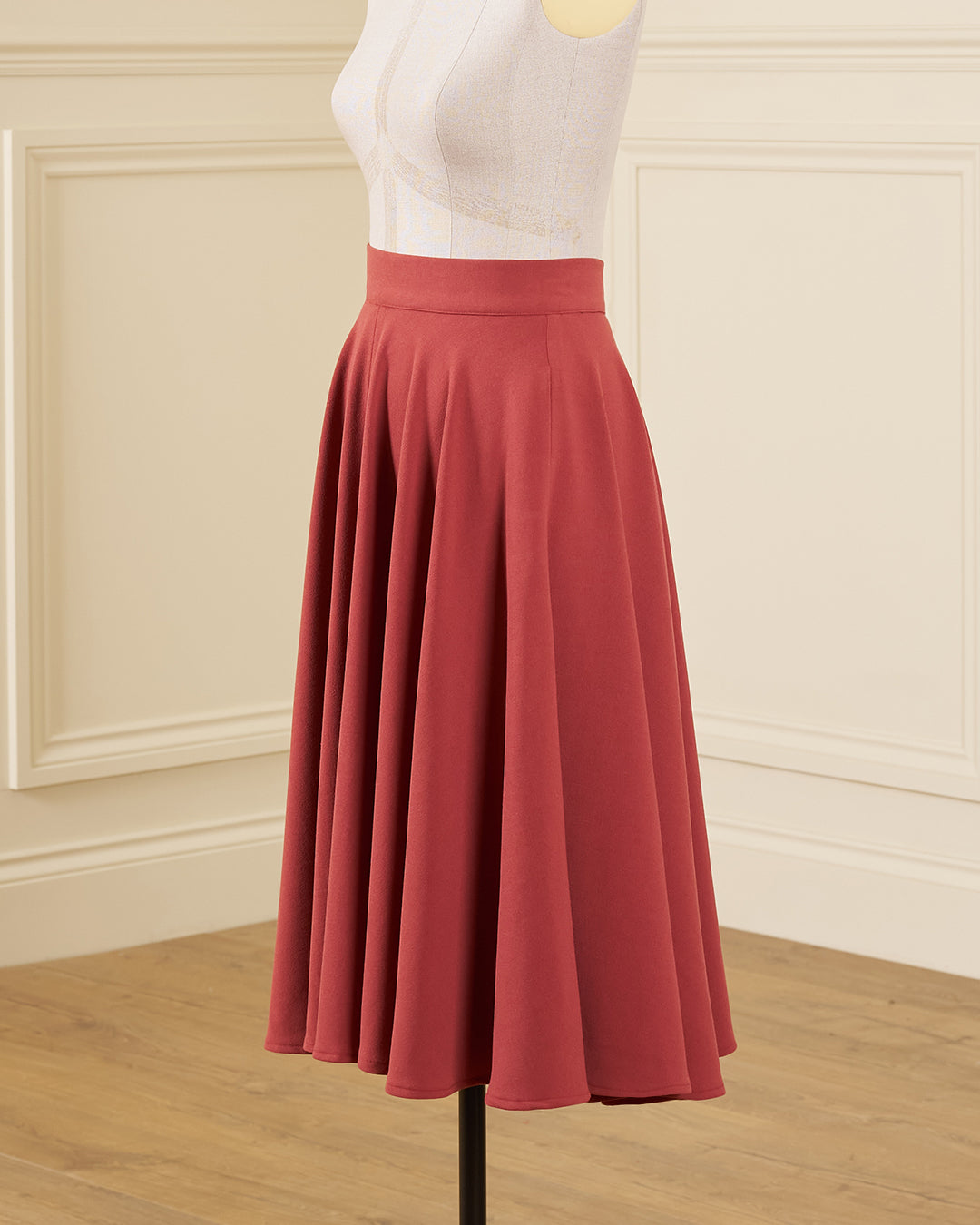 1950s Premium Circle Skirt - Rosewood