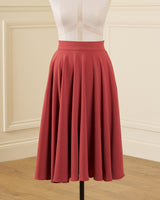 1950s Premium Circle Skirt - Rosewood