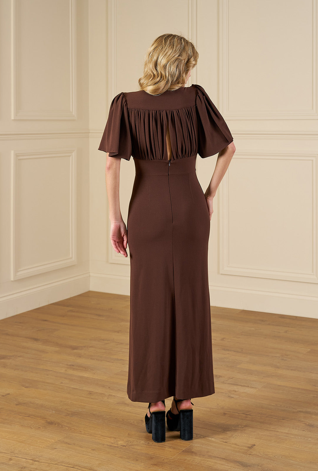 1970s Clarke Maxi Dress - Brown