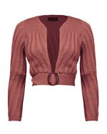1940s Datemaker Cardigan - Vintage Rose