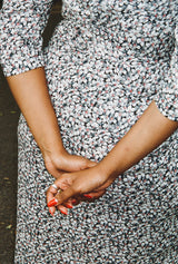 1940s O'Hara Cocktail Dress in Moonflower