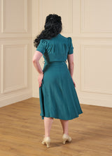 1940s Shirt-Waister Dress - Dragonfly