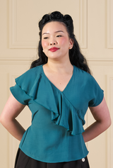 1930s Belle Blouse in Dragonfly