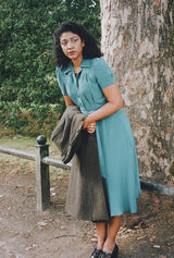 1940s Shirt-Waister Dress - Dragonfly