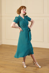 1940s Shirt-Waister Dress - Dragonfly