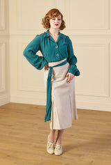1940s Victory Blouse - Dragonfly