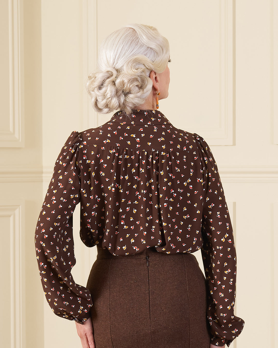 1930s Ellen Blouse - Earth Pearl