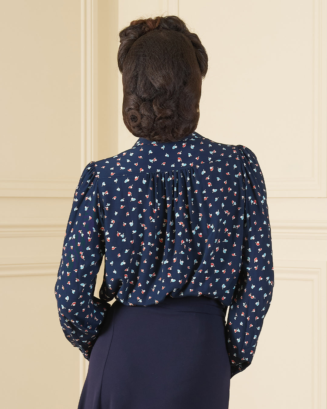 1930s Ellen Blouse - Ocean Pearl