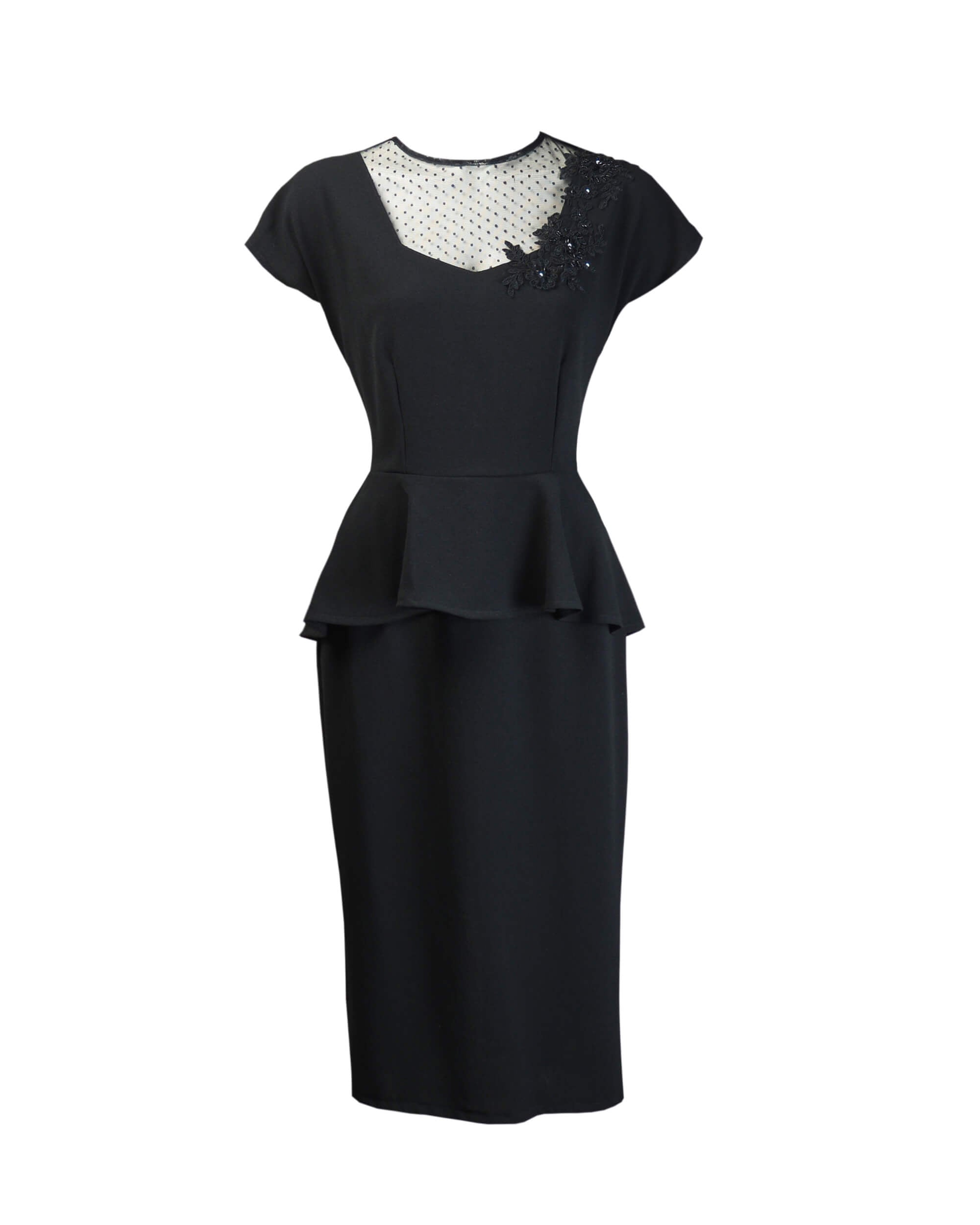 1940's casablanca black evening hot sale dress