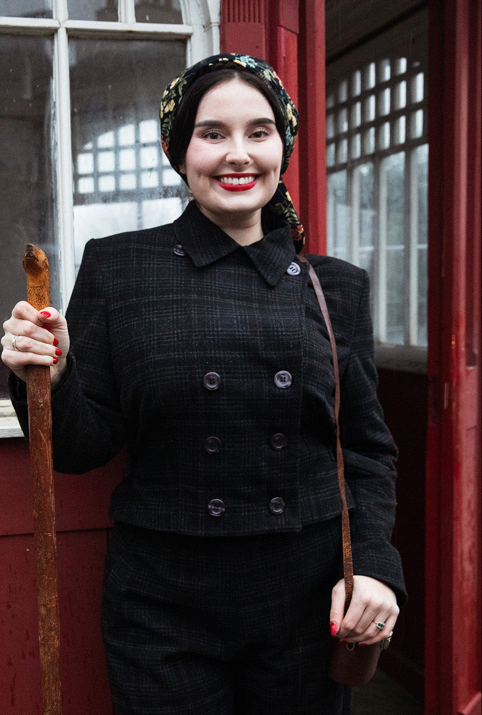 1930s Ski Jacket - Plaid Wool