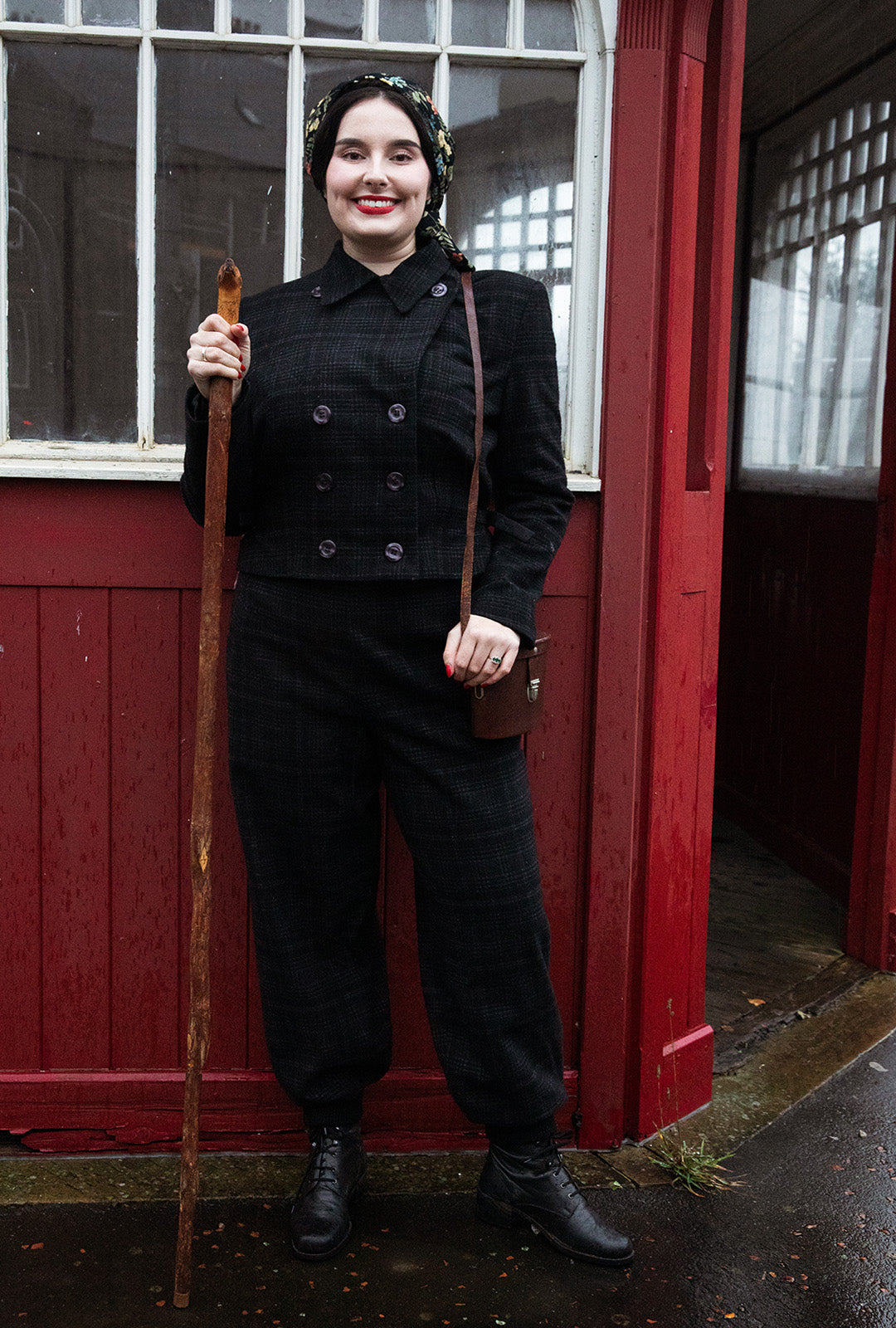 Vintage Ski Pants - Plaid Wool